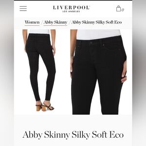 Liverpool Dark Grey Skinny Jeans